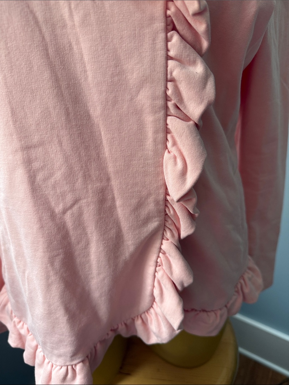 Matilda Jane Light Pink Ruffle-Front Jacket - Picture 5 of 12
